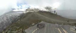 Archiv Foto Webcam Saas Fee - Gletscher 09:00