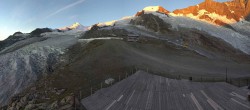 Archiv Foto Webcam Saas Fee - Gletscher 05:00
