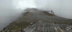 Archiv Foto Webcam Saas Fee - Gletscher 08:00