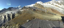 Archiv Foto Webcam Saas Fee - Gletscher 08:00