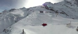 Archiv Foto Webcam Saas Fee - Gletscher 13:00