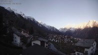 Archiv Foto Webcam Egga - Blick nach Grächen 05:00