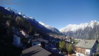 Archiv Foto Webcam Egga - Blick nach Grächen 07:00