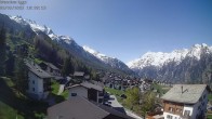 Archiv Foto Webcam Egga - Blick nach Grächen 09:00