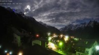 Archiv Foto Webcam Egga - Blick nach Grächen 23:00