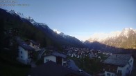 Archiv Foto Webcam Egga - Blick nach Grächen 05:00