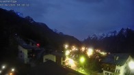 Archiv Foto Webcam Egga - Blick nach Grächen 03:00