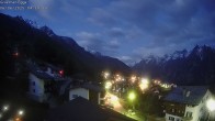 Archiv Foto Webcam Egga - Blick nach Grächen 03:00