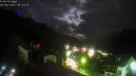 Archiv Foto Webcam Egga - Blick nach Grächen 23:00