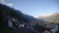 Archiv Foto Webcam Egga - Blick nach Grächen 05:00
