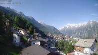 Archiv Foto Webcam Egga - Blick nach Grächen 07:00
