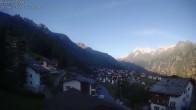 Archiv Foto Webcam Egga - Blick nach Grächen 05:00