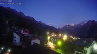 Archiv Foto Webcam Egga - Blick nach Grächen 03:00
