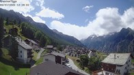 Archiv Foto Webcam Egga - Blick nach Grächen 11:00