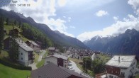 Archiv Foto Webcam Egga - Blick nach Grächen 13:00