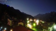 Archiv Foto Webcam Egga - Blick nach Grächen 23:00