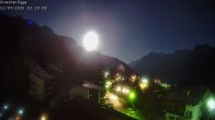 Archiv Foto Webcam Egga - Blick nach Grächen 01:00