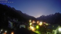 Archiv Foto Webcam Egga - Blick nach Grächen 03:00