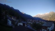 Archiv Foto Webcam Egga - Blick nach Grächen 05:00