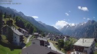 Archiv Foto Webcam Egga - Blick nach Grächen 11:00