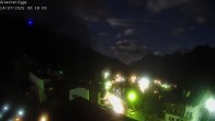 Archiv Foto Webcam Egga - Blick nach Grächen 23:00