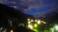 Archiv Foto Webcam Egga - Blick nach Grächen 03:00