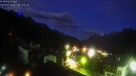 Archiv Foto Webcam Egga - Blick nach Grächen 03:00