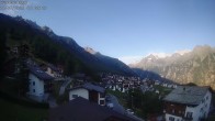 Archiv Foto Webcam Egga - Blick nach Grächen 06:00