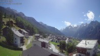Archiv Foto Webcam Egga - Blick nach Grächen 13:00