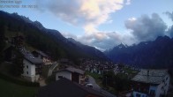 Archiv Foto Webcam Egga - Blick nach Grächen 19:00