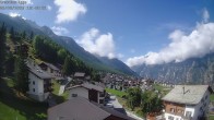 Archiv Foto Webcam Egga - Blick nach Grächen 09:00