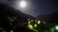 Archiv Foto Webcam Egga - Blick nach Grächen 01:00