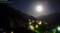 Archiv Foto Webcam Egga - Blick nach Grächen 03:00