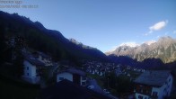 Archiv Foto Webcam Egga - Blick nach Grächen 07:00