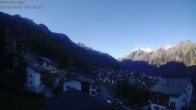 Archiv Foto Webcam Egga - Blick nach Grächen 07:00