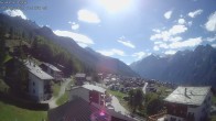 Archiv Foto Webcam Egga - Blick nach Grächen 13:00