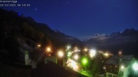 Archiv Foto Webcam Egga - Blick nach Grächen 05:00