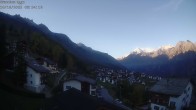 Archiv Foto Webcam Egga - Blick nach Grächen 07:00