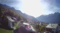 Archiv Foto Webcam Egga - Blick nach Grächen 13:00