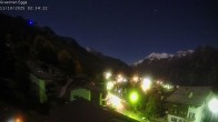 Archiv Foto Webcam Egga - Blick nach Grächen 01:00
