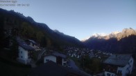 Archiv Foto Webcam Egga - Blick nach Grächen 07:00
