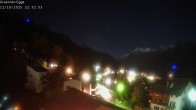 Archiv Foto Webcam Egga - Blick nach Grächen 21:00