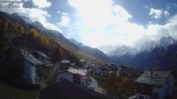 Archiv Foto Webcam Egga - Blick nach Grächen 13:00