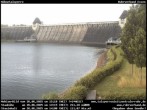 Archiv Foto Webcam Möhnetalsperre: Blick auf Staumauer 15:00