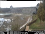 Archiv Foto Webcam Möhnetalsperre: Blick auf Staumauer 13:00