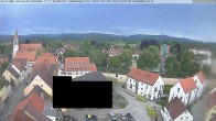 Archiv Foto Webcam Isny im Allgäu - Blick auf die Kirche St. Maria 19:00