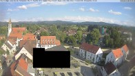 Archiv Foto Webcam Isny im Allgäu - Blick auf die Kirche St. Maria 17:00