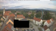 Archiv Foto Webcam Isny im Allgäu - Blick auf die Kirche St. Maria 19:00