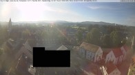 Archiv Foto Webcam Isny im Allgäu - Blick auf die Kirche St. Maria 08:00