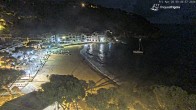 Archiv Foto Webcam Tamariu - Costa Brava - Blick auf den Strand 23:00